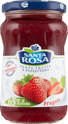 Produktbild von 3x Santa Rosa Erdbeeren Marmelade Konfitüre Brotaufstriche aus Italien 350g