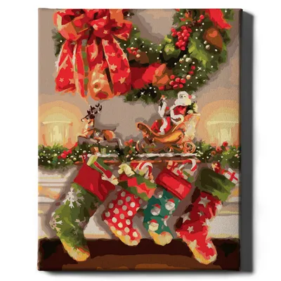 Produktbild von Oh Art! – Malen nach Zahlen Set – 40x50cm, mit Holzrahmen und Pinseln DIY