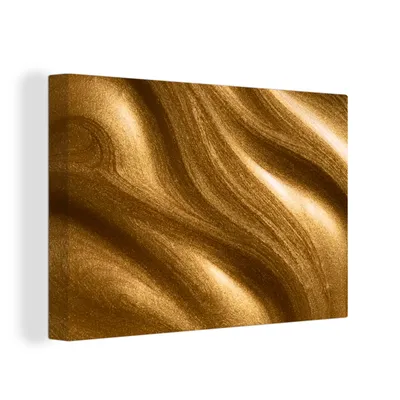Obrázek produktu pro OneMillionCanvasses® Malba na plátně Nástěnná malba na plátně - Zlatá barva - 150x100cm