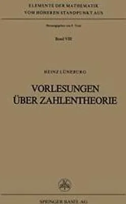 Obrázok produktu pre Vorlesungen über Zahlentheorie