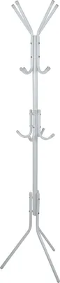 Immagine prodotto di Appendiabiti Appendiabiti in metallo nero / bianco 170cm 12 ganci Appendiabiti 5342, colore:bianco / bianco