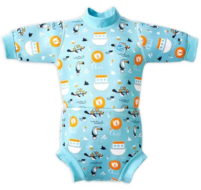 Productafbeelding van Splash About Baby Happy Zwempak van neopreen, design "Noah's Ark", geschikt voor baby's van 6 tot 14 maanden