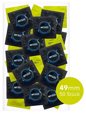 Produktbild von MY.SIZE 49mm Kondome, 50 Stück im Beutel, Präservativ, Kondome für Männer, condoms, Mysize Kondom enge Passform