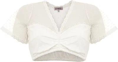Produktbild von MarJo Dirndlbluse "Anzing" Kurzarm | Offwhite Größe: 38