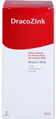 Produktbild von Zinkleimbinde Dracozink 10cmx10m, 1 St BIN