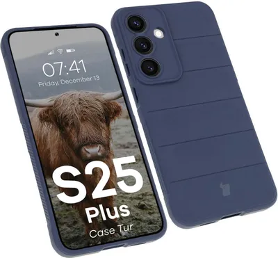 Produktbild von Bizon Case Tur Samsung Galaxy S25 Plus marineblau