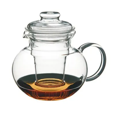 Produktbild von TEEKANNE Glas mit Teesieb Deckel KAFFEEKANNE Teebereiter Glaskanne Teekessel 1 L