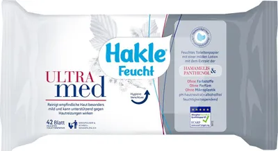 Produktbild von Hakle Feucht Ultra Med (1 x 42 Blatt)