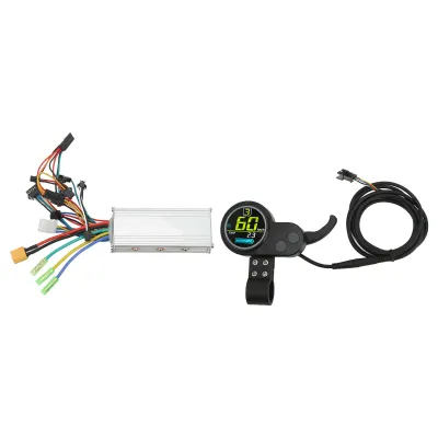 Zdjęcie produktu dla Zestaw sterownika bezszczotkowego, zestaw sterownika bezszczotkowego do rowerów elektrycznych, zestaw wyświetlacza LCD sterownika silnika elektrycznego, zestaw wyświetlacza LCD sterownika silnika, zestaw sterownika bezszczotkowego silnika