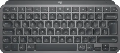 Produktbild von Logitech MX Keys Mini - Tastatur - hinterleuchtet - Bluetooth - QWERTZ - Schweiz - Graphite