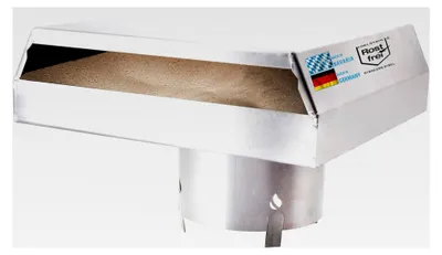 Produktbild von Pizzaaufsatz für Feuerplatte mit 20 cm Loch aus Edelstahl