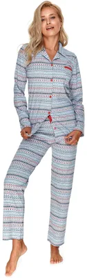 Image de Pyjama pour femme Merry Style MSTR2001 (Rayures multicolores-1C, taille S)