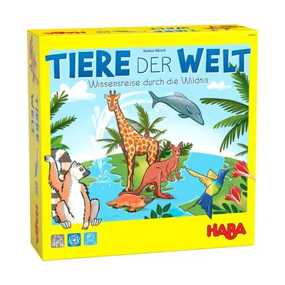 Produktbild von HABA Tiere der Welt, Brettspiel, 6 Jahr(e), 20 min