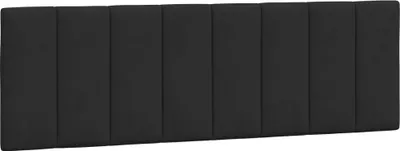 Immagine prodotto di vidaXL Cuscino testiera "Hanko" Nero 160 cm Velluto