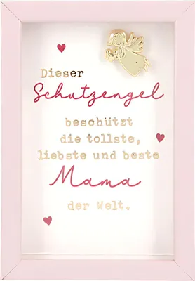 Produktbild von Sprueche und Komplimente im Bilderrahmen Fotorahmen kleine Geschenke kleines Bild mit Spruch, GroessŸe 1,9x5,8x8,4cm