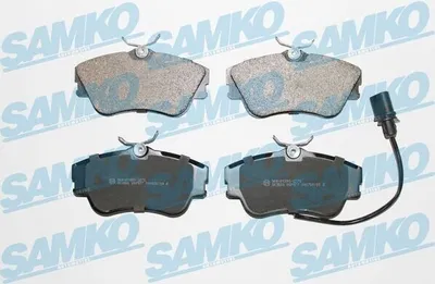 Produktbild von SAMKO Bremsbeläge Satz Vorne Bremsklötze für VW Transporter IV Bus (70B, 70C, 7DB, 7DK, 70J, 70K, 7DC, 7DJ) 5SP977