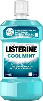 Produktbild von Listerine Mundspülung Cool Mint 500ml antibakteriell frischer Atem