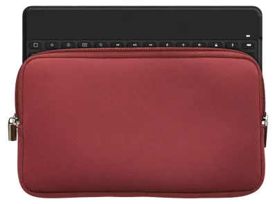 Produktbild von kwmobile Keyboard Cover für Logitech KEYS-TO-GO Hülle - Weiche Tastaturabdeckung aus Neopren, Keyboard Case aus Stoff, Staubschutz in Dark Rose