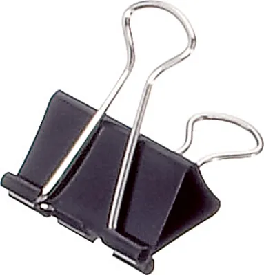 Obrázok produktu pre Soennecken Foldback clamp 1565 32x14mm black 12 ks / balenie.