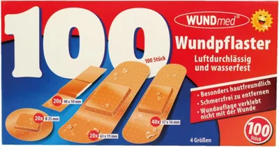 Obrázek produktu pro WUNDmed® 05-000 WUNDmed® Pflaster 05-000 beige, 100 St.