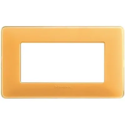 Image de Plaque de façade Bticino Matix, 4 modules, couleur ivoire (AM4804CAB)