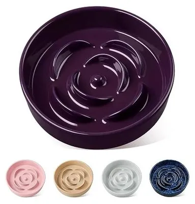 Zdjęcie produktu dla Miska dla psa ceramiczna powolne karmienie labiry małe rasy