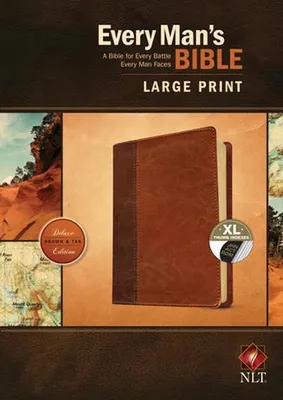 Produktbild von Every Man's Bible NLT, Large Print, Tutone