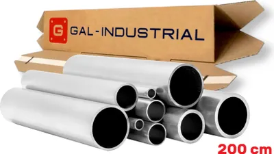 Produktbild von GAL-INDUSTRIAL | Aluminium rohr – 10x2mm – 200cm – Zuschnitt nach Maß