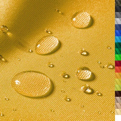 Immagine prodotto di Tessuto poliestere impermeabile, dimensioni 400 cm x 160 cm, colore 07 (giallo)
