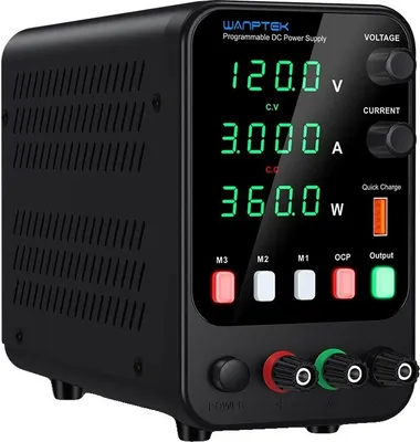 Obrázok produktu pre Laboratórne napájanie, nastaviteľné napätie, ovládanie enkóderom, APS1203H 120 V 3 A