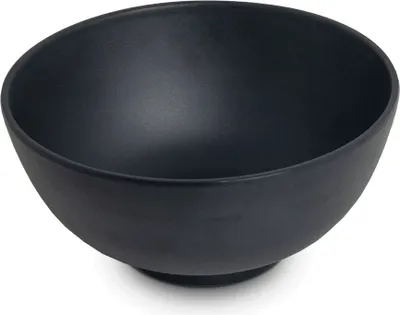 Produktbild von [ Melamin MATT SCHWARZ ] Schale Ø 19cm / Reisschale / Suppen-Schale / Nudel-Schale