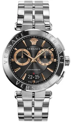 Produktbild von Versace Aion Chronograph Herrenuhr Black Dial