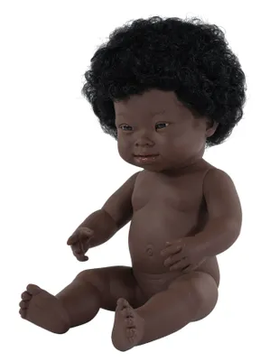 Immagine prodotto di Bambola bambina sindrome di Down - bambola pelle scura handicap asilo bambola gioco educativo