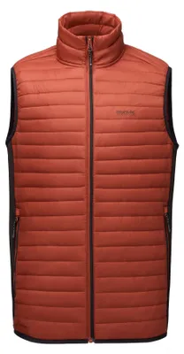 Productafbeelding van Regatta - "Andreson Hybrid" Steppjack voor heren, model RG11465 (3XL), kleur: "Gebrannte Henna/Zwart"