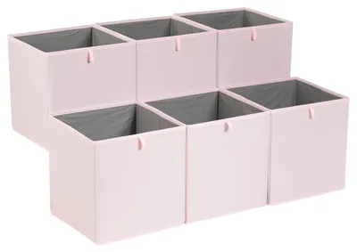 Produktbild von A. Basics Zusammenklappbare Aufbewahrungswürfel aus Stoff, 33 x 38 x 33 cm, Peon