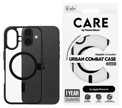 Zdjęcie produktu dla Etui Care By Panzerglass Flagship Urban Case Z Magsafe Na Iphone 16 - Przezroczyste