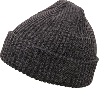Produktbild von FLEXFIT 1502RB | Rib Beanie, Fisherman Look, Ripp-strick - Farbe: Charcoal - Größe: One Size