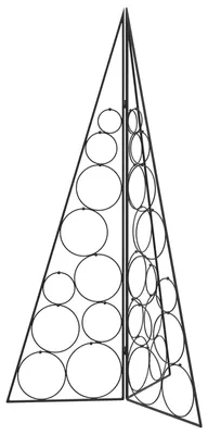 Produktbild von vidaXL Metall Weihnachtsbaum KUOPIO 100 cm Stahl Schwarz