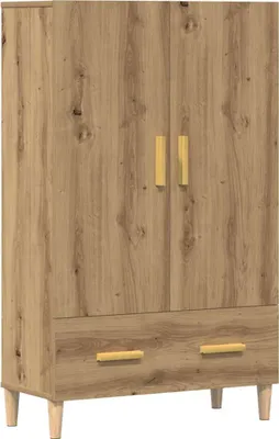 Image de Buffet chêne artisanal 70x31x115 cm bois d'ingénierie