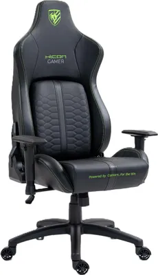 Produktbild von HICON Stühle – Pulse-Serie – Havoc Gaming-Stuhl – Ergonomischer Gaming-Stuhl mit Adapto-Armlehnen, Cervi-Pad und HyperFlex Comfort – Grün