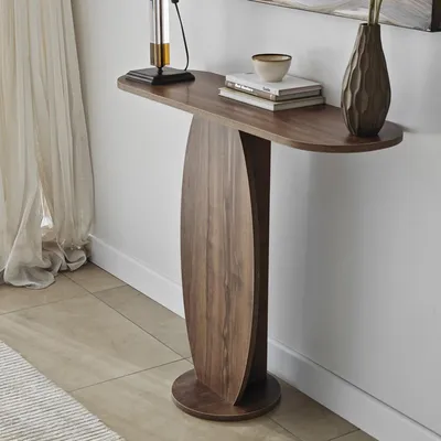 Immagine prodotto di Ramacca - Consolle, 100x30x81h cm Marrone Noce, Colore Ripiano Marrone