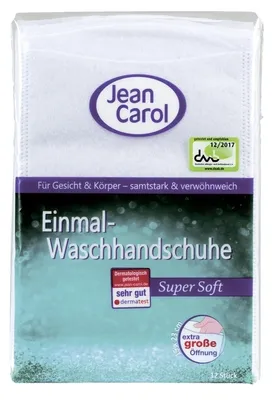 Obrázok produktu pre Rukavice na Pranie Jean Carol, Balenie 12 Kusov