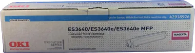 Produktbild von OKI Toner ES3640 Magenta, 15000 Seiten, Magenta