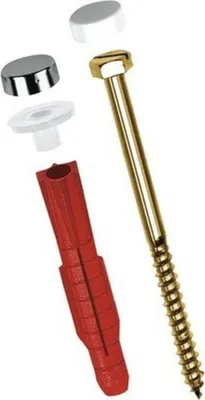 Produktbild von TOX 045 701 461, Schrauben- & Dübelsatz, Metall, Kunststoff, Grau, Rot, 8 mm, 51 mm, 10 Stück(e)