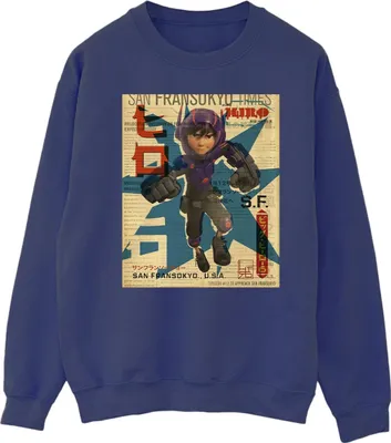 Produktbild von Disney - "Big Hero 6" Sweatshirt für Herren BI15074 (L) (Marineblau)