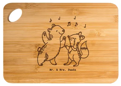 Produktbild von Mr. & Mrs. Panda Brett Hase Tanzen - Transparent - Geschenk, Tanzschule, gehen, Holzbrett, Frühstücksbrett, Frühstücksbrettchen, Tanzkurs, Hackbrett, Schneidebrett