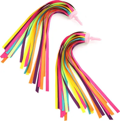 Immagine prodotto di 1 paio di cinghie di nappe bici manubrio streamer bambini bambini accessori killer (multi - colore)