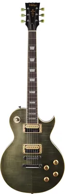 Produktbild von Vintage V100 Flamed Thru Black E-Gitarre