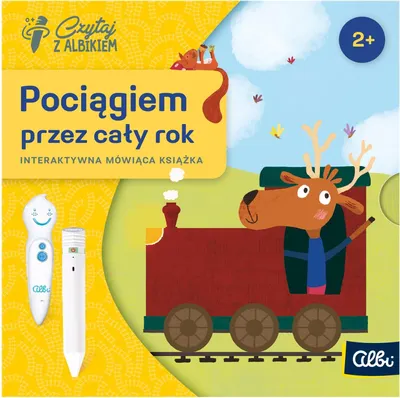 Zdjęcie produktu dla Czytaj z Albikiem. Mini książka. Pociągiem przez cały rok