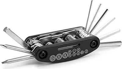 Produktbild von MMOBIEL 16 in 1 Multifunktional Mechanisch Reparatur Set Schraubenschlüssel (SCHWARZ)